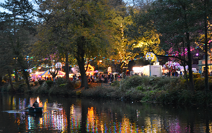 Derwent Gardens during the Illuminations