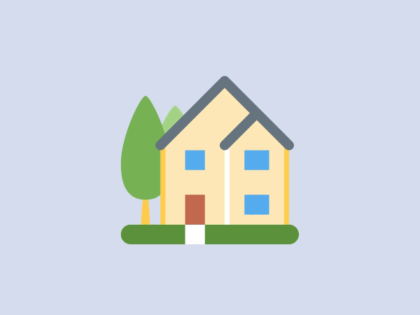 Graphic of a model house