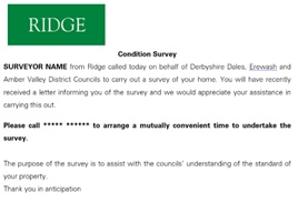Ridge business card